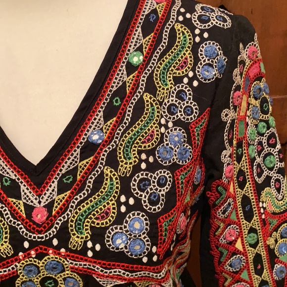 BCBGMaxAzria timeless boho backless top*** - Picture 4 of 7